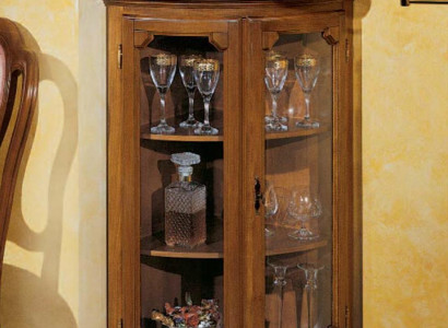 Vitrine Italienische Luxus Möbel Vitrinen Anrichte Schrank Glas Design Schränke
