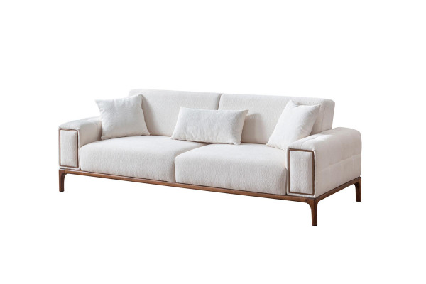 Sofagarnitur 3+3+1 Sitzer + Couchtisch 4tlg Set Polster Möbel Sofa Couch