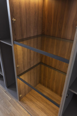 Schlafzimmer Set Bett Kleiderschränke Schrank Betten 2x Nachttische 4tlg.