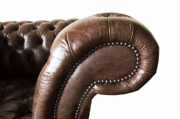 Chesterfield Sessel Klassisch Design Wohnzimmer Polster Einsitzer Stil Möbel