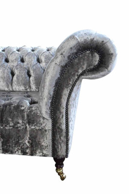 Design Chesterfield Sofa 3 Sitzer Couch Polster Sofas Wohnzimmer Big XXL