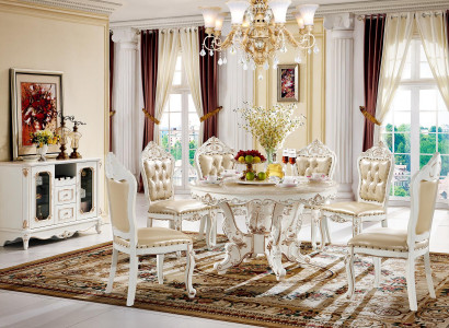 Esszimmer Set Ess Gruppe Holz Tisch Komplett Set 7tlg Esstisch 6 Stühle