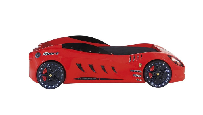 Autobett Kinderzimmer Rennwagen Auto Bett Kinderbett Holz Möbel Neu