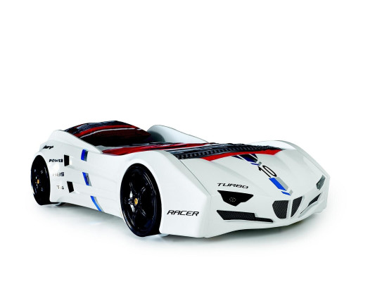 Rennwagen Auto Bett mit Matratze Autobett Kinderzimmer Betten Möbel Neu