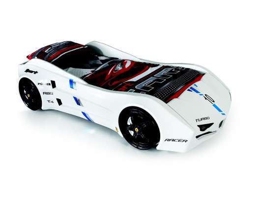 Rennwagen Auto Bett mit Matratze Autobett Kinderzimmer Betten Möbel Neu