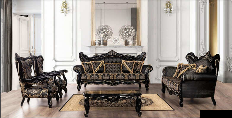 Luxus Garnitur Set 5tlg Sofagarnitur 3+3+1+1 Sitzer Couchtisch Sofa Sessel Sofas