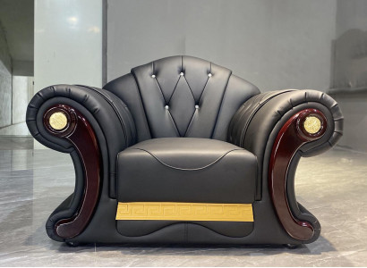 Luxus Sessel Chesterfield Einsitzer Couch Möbel Einrichtung Sofa 1er