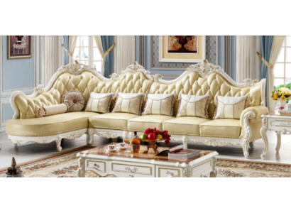 Klassische Chesterfield Couch Sofa Polster Garnitur Ecksofa Barock Ecke