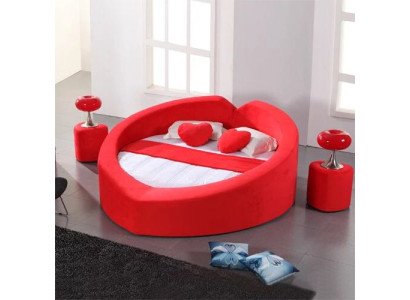 Designer Bett in Herzform Flitterwochen Bett Luxus Bettgestell Bett Bordell