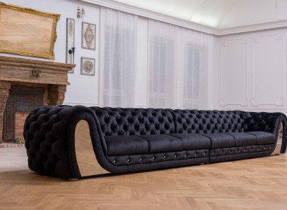 Sofas 6 Sitzer Textil Big Xxl Wohnzimmer Stoff Neu Sofa Couch Polsterung Möbel