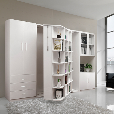 Bett Bücher Schrank Regal Gästebett Schränke Wand Schrank Wandschrank Betten