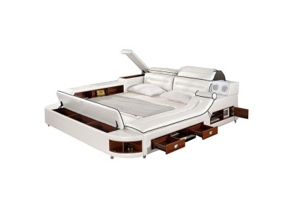 Multifunktions Bett Doppel Betten Hotel xxl big Polster Betten USB Sound