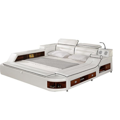 Multifunktions Bett Doppel Betten Hotel xxl big Polster Betten USB Sound