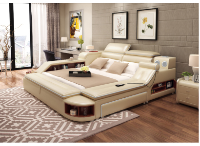 Bett Multifunktion Tresor Wärme Liege USB Sound Doppel Betten Funktion Neu