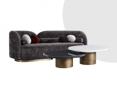 Bequemes Sofa Drei -Eierer für das Wohnzimmer modernes Stil Neues Modell