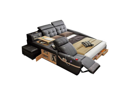 Multifunktion Deluxe Betten Massage Funktion Bett Hotel Polster Led usb Radio