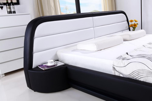 Betten Textil Leder Hotel Luxus Polster Design Holz Designer Bett