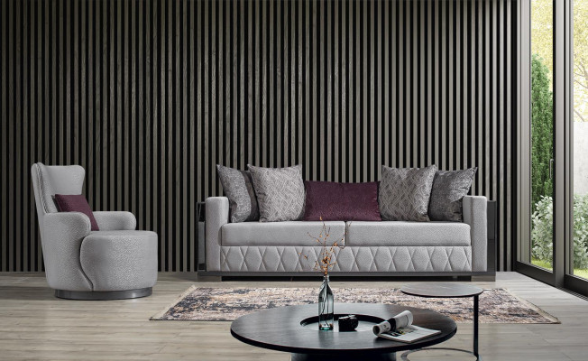 Runder Clubsessel Sofa Couch Relax Einsitzer Polster Möbel Einrichtung