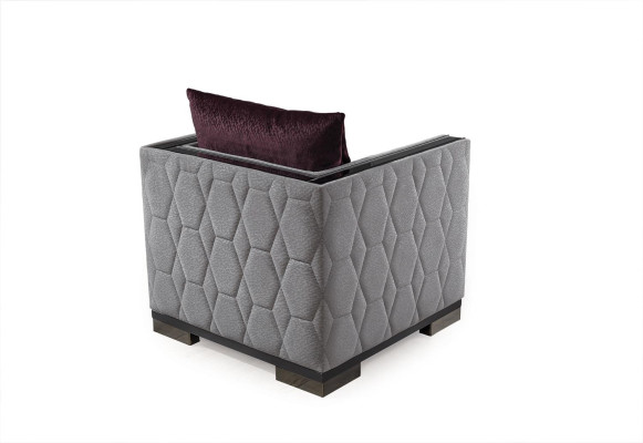 Sessel Einsitzer Möbel Wohnzimmer Couch Sofa Relax Spiegel Elemente