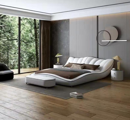 Luxus Doppel Schlafzimmer Holz Textil Betten 180x200 Bett Klassisch