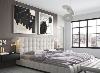 Modernes Gestell Luxus Schlaf Zimmer Betten Hotel Design Leder Bett