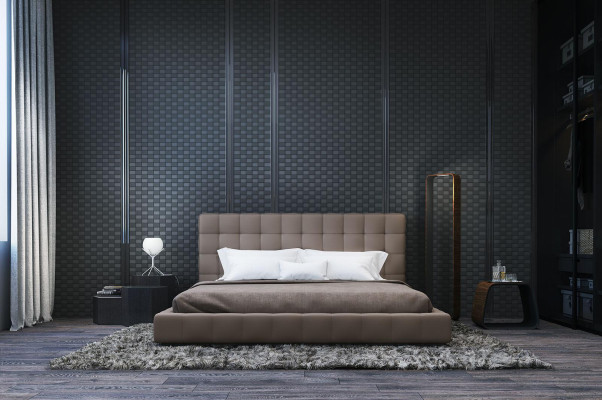 Modernes Gestell Luxus Schlaf Zimmer Betten Hotel Design Leder Bett