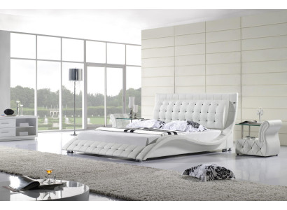 Betten Doppel Modernes Ehe 180x200 Moderne Neu Design Leder Bett