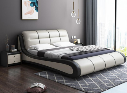 Luxus Polster Betten Textil Doppel Neu Schlafzimmer Design Bett Leder