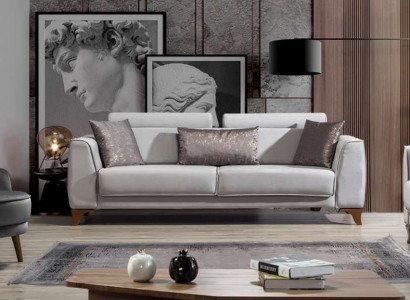 Sofa 3 Sitzer Design Sofas Polster Sitz Design Dreisitzer Modern Stoff Möbel Neu