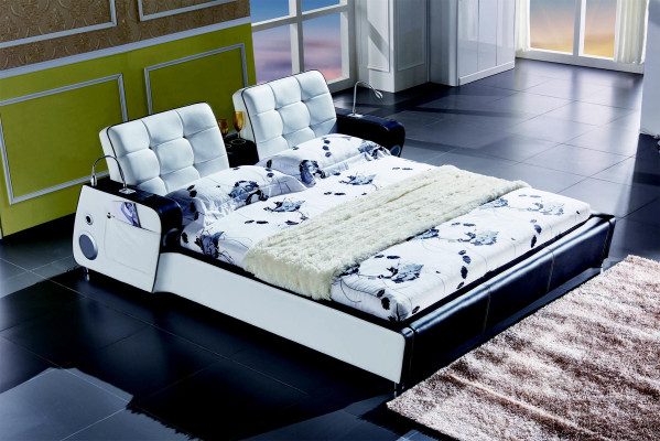 Bett Musik System USB Betten Multifunktion Luxus Möbel Schlafzimmer