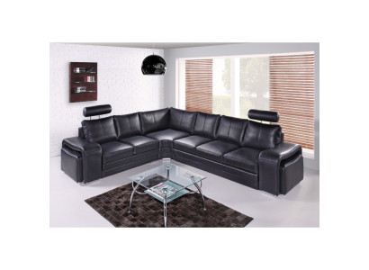 Ecksofa Wohnlandschaft Polster Eck Sofa Couch Sitz Garnitur Modern Leder