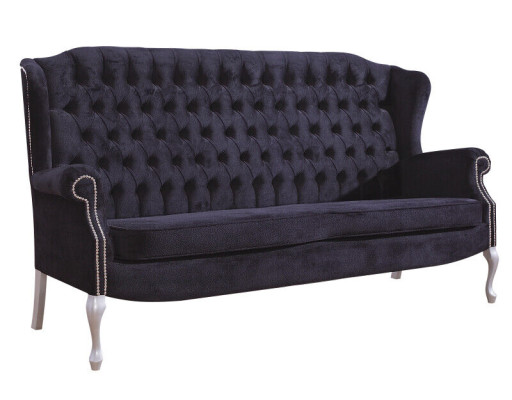 Klassische Chesterfield Sofagarnitur 3+2+1 Sitzer Sofa Couch Polster Samt Neu
