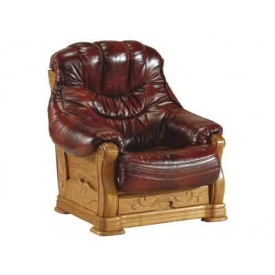 Klassische sofagarnitur Couch Polster Sofa 100% Echtes Leder Holz 3+1