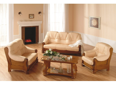 Sofagarnitur 3+2 Sitzer Klassischer Wohnlandschaft Sofas Couchen Polster