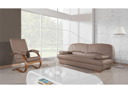 Sofa 3 Sitzer Design Sofas Polster Couchen Leder Moderne Relax Dreisitzer