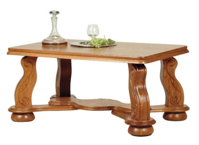 Echtholz Tisch Klassischer Couchtisch Sofa Beistell Tische Holz Handarbeit