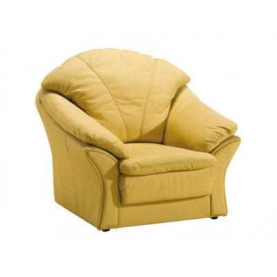 Klassische Wohnzimmer Garnitur 3+1 100% Vollleder Couch Sitz Polster