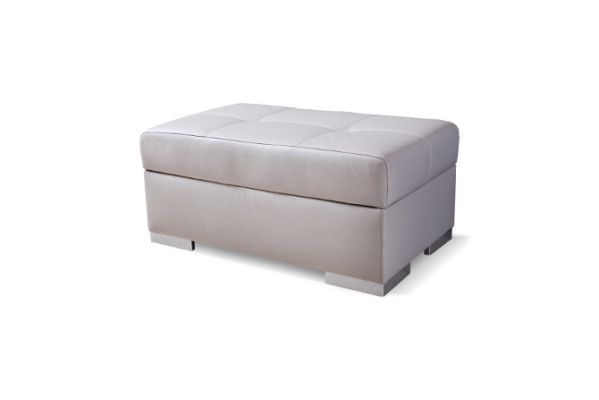 XXL Fußhocker Club Lounge Dekor Hocker Leder Textil Ottoman Designer Pufa