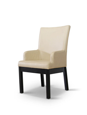 Moderner Sessel Stuhl Holz Polster Design Stühle Gastro Esszimmer 100%