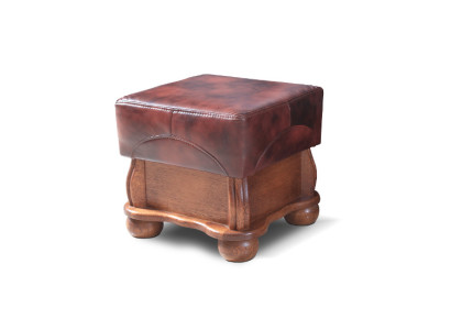 XXL Fußhocker Club Lounge Hocker Leder Textil Ottoman Designer Pufa Ottomane