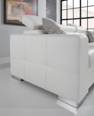 Design Ecksofa Wohnlandschaft Polster Eck 100% Leder Sofa Couch Sitz