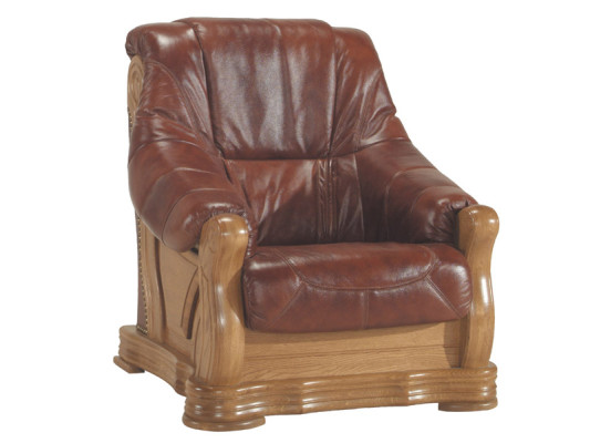 Antik Stil Ledersofa Couch Sofagarnitur 3+1+1 Sitzer Italienisches Leder Polster