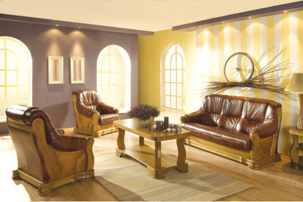 Sofagarnitur 3+2 Sitzer Klassischer Wohnlandschaft Sofas Couchen Polster Neu