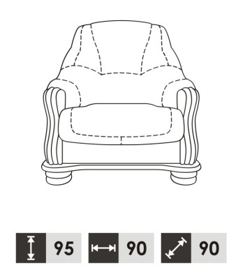 Sofagarnitur Ledersofa Männer Club Sofa Couch Polster Sitz 3+1+1 Komplett