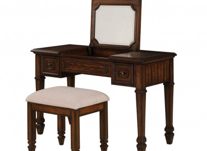 Schminktisch Hocker Holz Schlafzimmer Buchsbaum Roteiche Kreative Modern Luxus