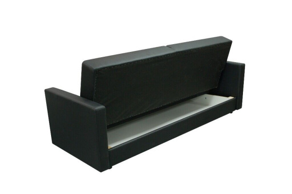 Schlafsofa Polster Garnitur Bettfunktion 3 Sitz Neu Stoff Sofa Couch Textil