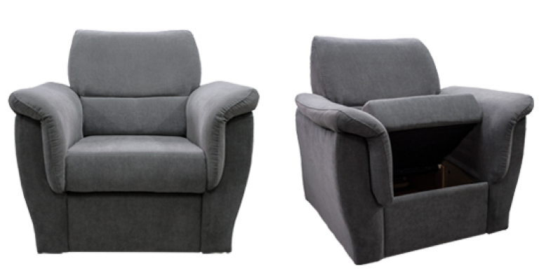 Moderner Sessel Fernseh Sofa 1 Sitzer Couch Designer Textil Sofas Polster