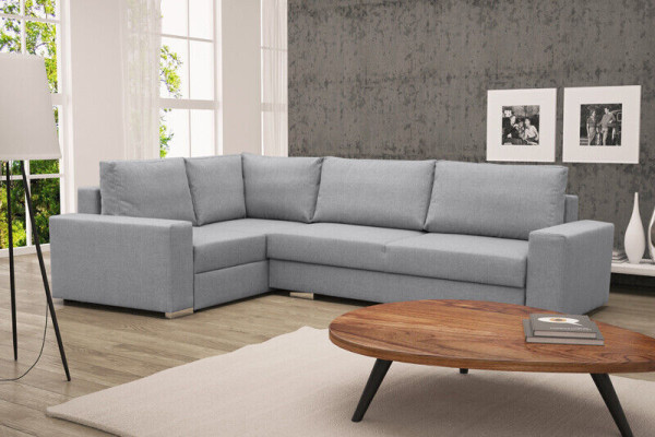 Sofa Schlafsofa Designer Sofa mit Bettfunktion Bettkasten Ecksofa Couch / NEU