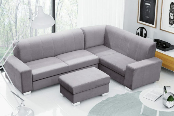 Sofa Schlafsofa Designer Sofa mit Bettfunktion + Bettkasten Ecksofa Couch NEU