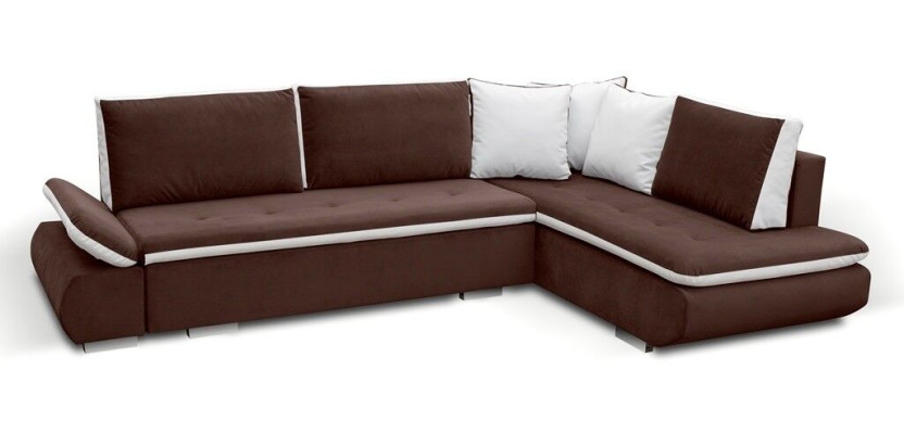 Sofa Schlafsofa Designer Sofa mit Bettfunktion + Bettkasten Ecksofa Couch *NEU*
